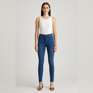 Topshop Light Blue Wash Skinny Jeans